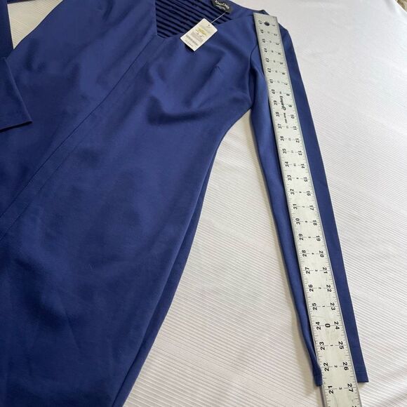 NWT Bebe Blue Bandage Style Dress Size Small New - Picture 7 of 9